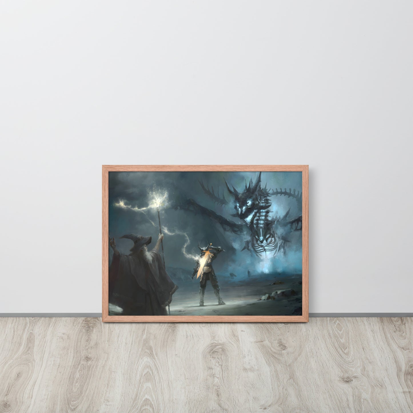 Undead Dragon Framed Poster