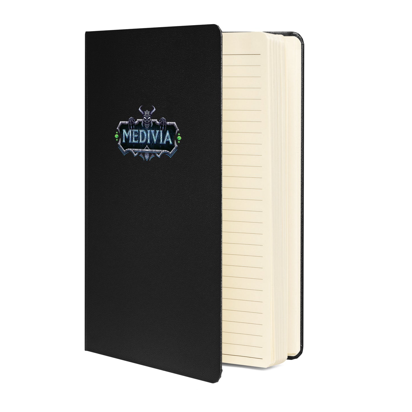 Hardcover Bound Notebook - Medivia Logo