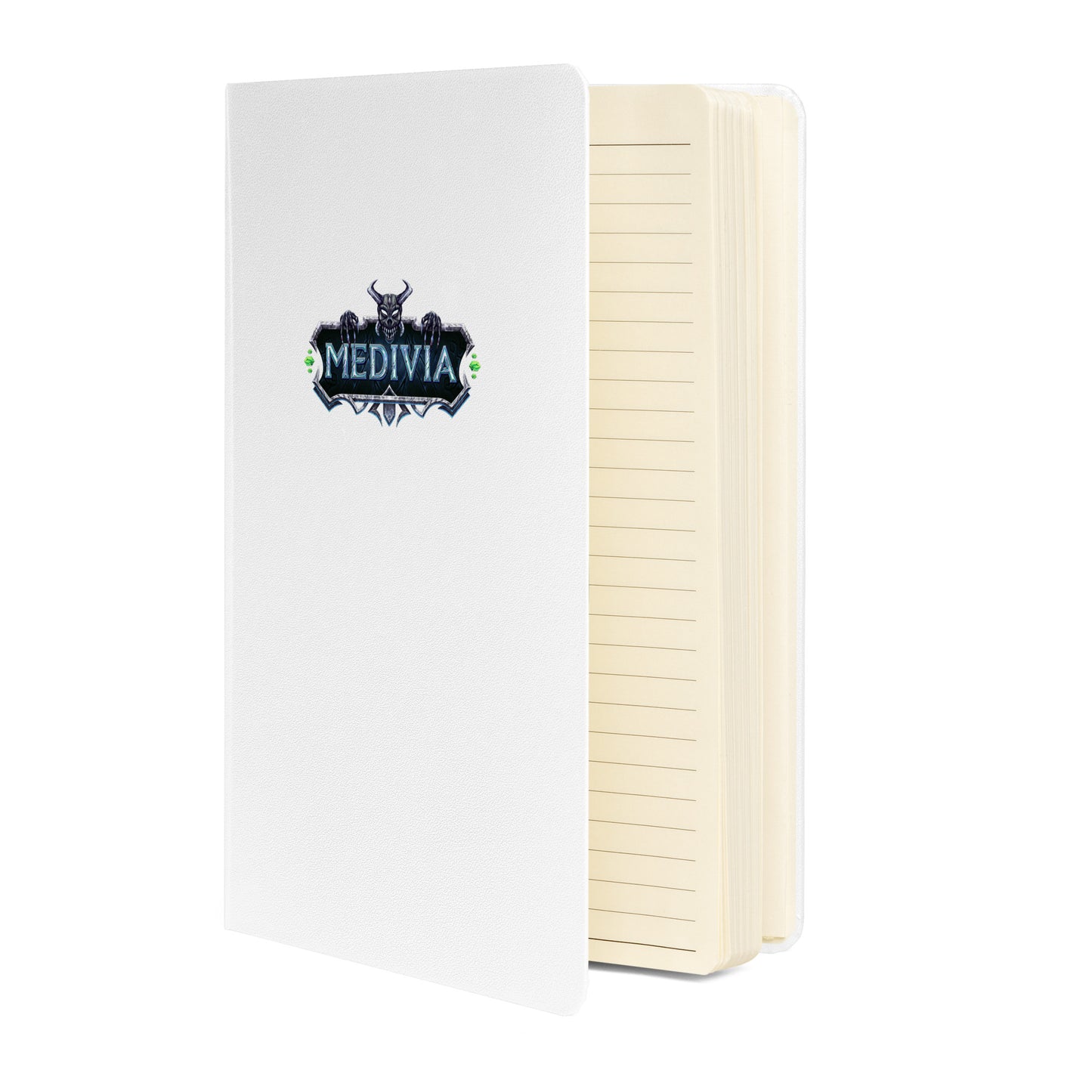 Hardcover Bound Notebook - Medivia Logo