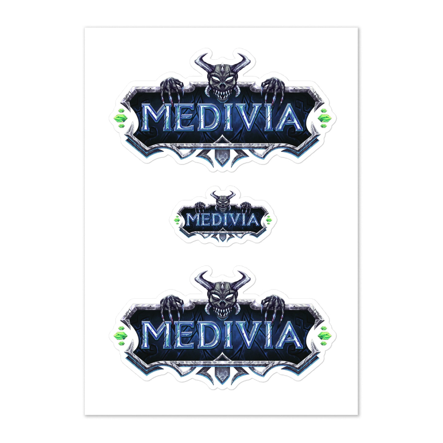 Medivia Logo Sticker Sheet