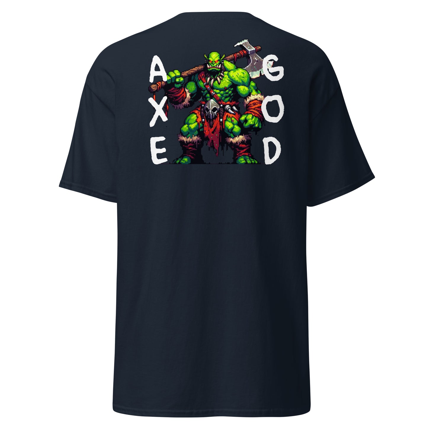 Axe God Orc Zerker Concept with Medivia Logo Men's Classic T-Shirt
